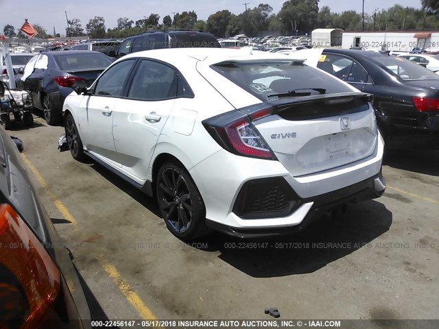 SHHFK7H44HU407626 - 2017 HONDA CIVIC SPORT 白色 照片 3