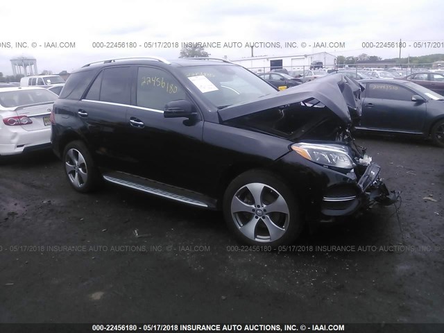 4JGDA5HB7HA901207 - 2017 MERCEDES-BENZ GLE 350 4MATIC BLACK photo 1