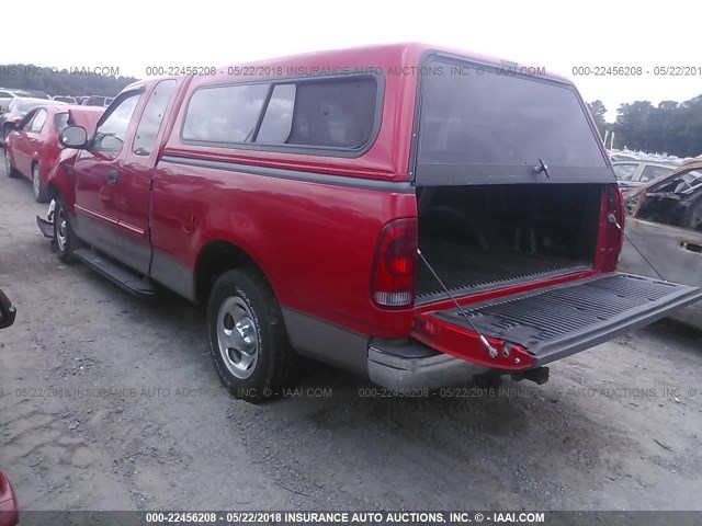 2FTRX17W04CA31573 - 2004 FORD F-150 HERITAGE CLASSIC RED photo 3