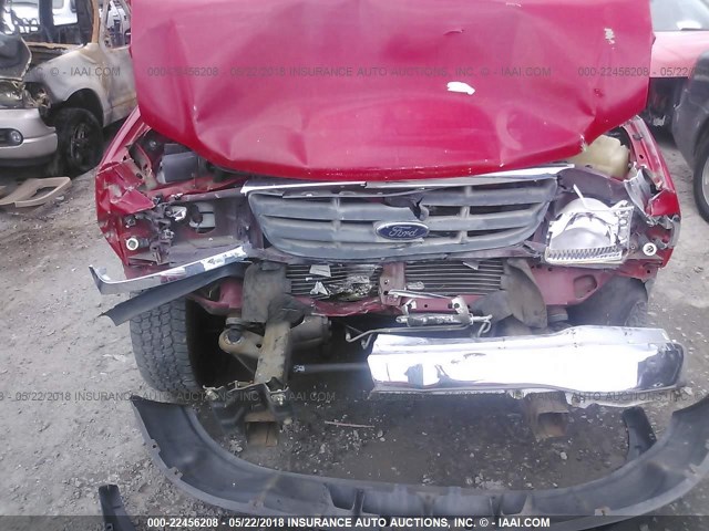 2FTRX17W04CA31573 - 2004 FORD F-150 HERITAGE CLASSIC RED photo 6