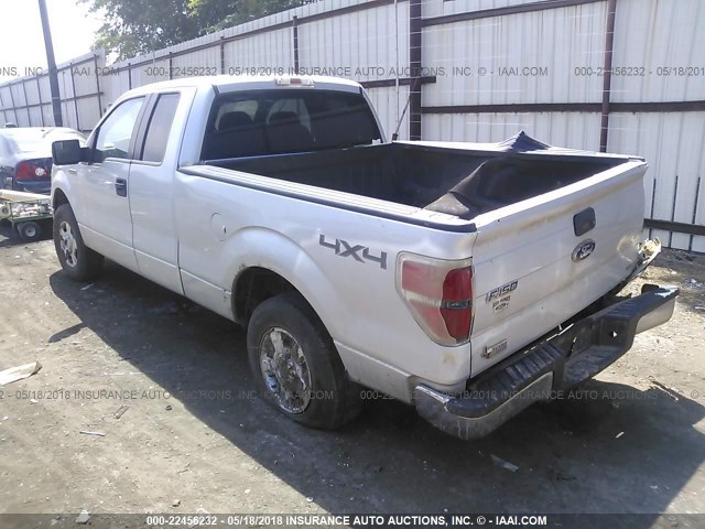 1FTFX1EFXBKD62191 - 2011 FORD F150 SUPER CAB SILVER photo 3