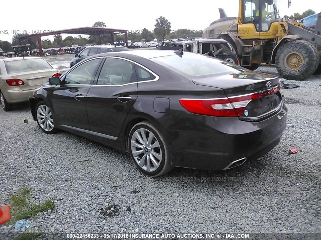 KMHFH4JGXGA508241 - 2016 HYUNDAI AZERA LIMITED GRAY photo 3