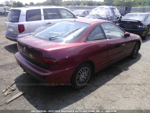 JH4DC4450YS013206 - 2000 ACURA INTEGRA LS RED photo 4