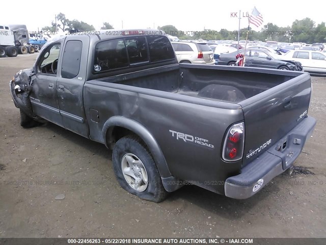 5TBBT44163S435772 - 2003 TOYOTA TUNDRA ACCESS CAB SR5 GRAY photo 3