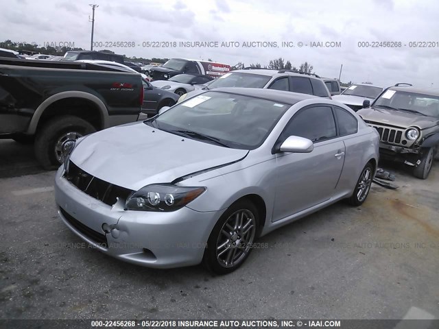 JTKDE3B78A0315198 - 2010 TOYOTA SCION TC GRAY photo 2