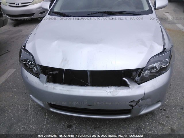 JTKDE3B78A0315198 - 2010 TOYOTA SCION TC 灰色 照片 6