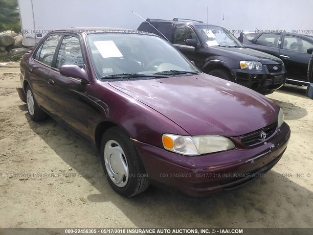 2T1BR18EXWC017634 - 1998 TOYOTA COROLLA VE/CE/LE MAROON photo 1