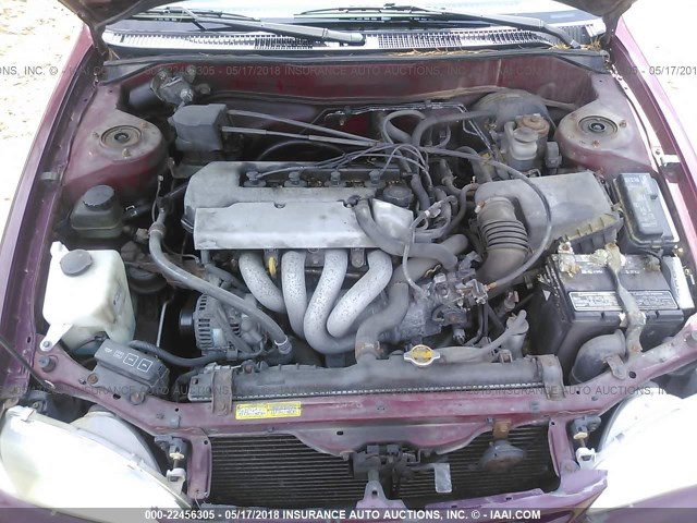 2T1BR18EXWC017634 - 1998 TOYOTA COROLLA VE/CE/LE MAROON photo 10