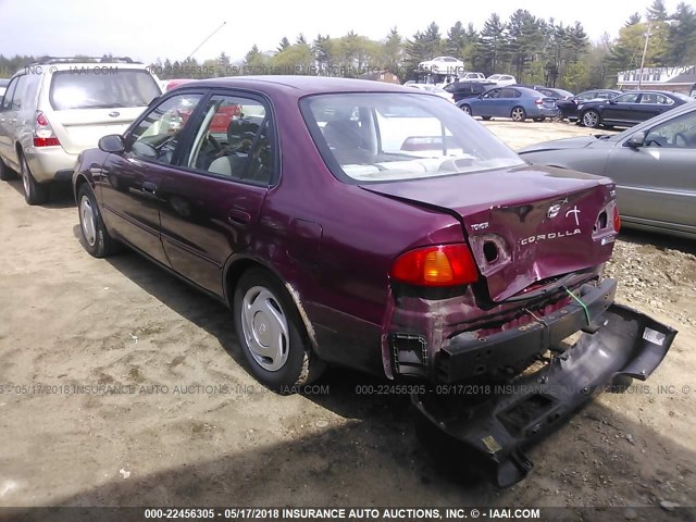 2T1BR18EXWC017634 - 1998 TOYOTA COROLLA VE/CE/LE MAROON photo 3