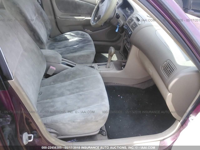 2T1BR18EXWC017634 - 1998 TOYOTA COROLLA VE/CE/LE 栗色 照片 5