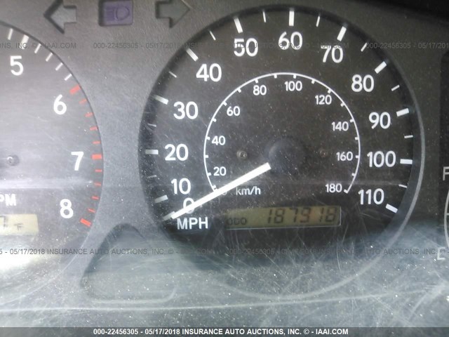 2T1BR18EXWC017634 - 1998 TOYOTA COROLLA VE/CE/LE 栗色 照片 7