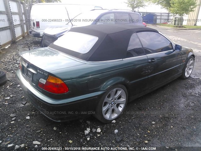 WBABS534X1JU81608 - 2001 BMW 330 CI GREEN photo 4