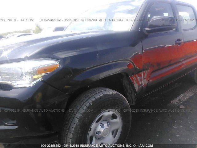 5TFCZ5AN0JX123249 - 2018 TOYOTA TACOMA DBL CAB/SR/TRDSPT/OR/PRO შავი ფოტო 6