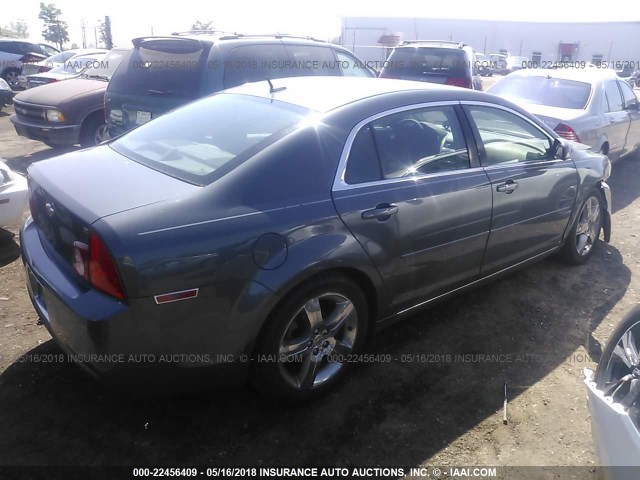 1G1ZH57B49F252664 - 2009 CHEVROLET MALIBU 1LT 灰色 照片 4