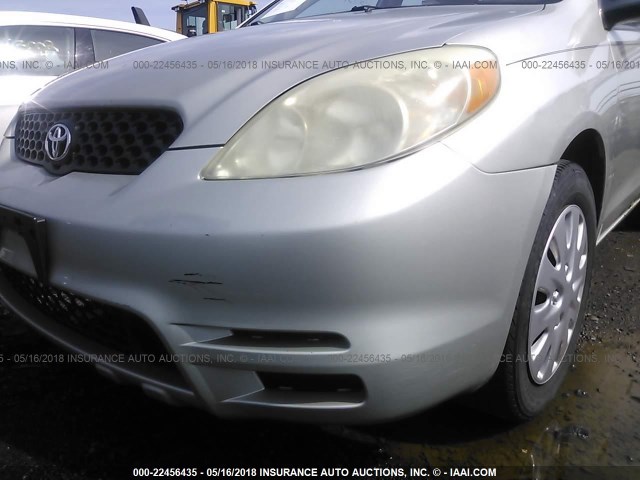 2T1LR32E83C021184 - 2003 TOYOTA COROLLA MATRIX XR SILVER photo 6