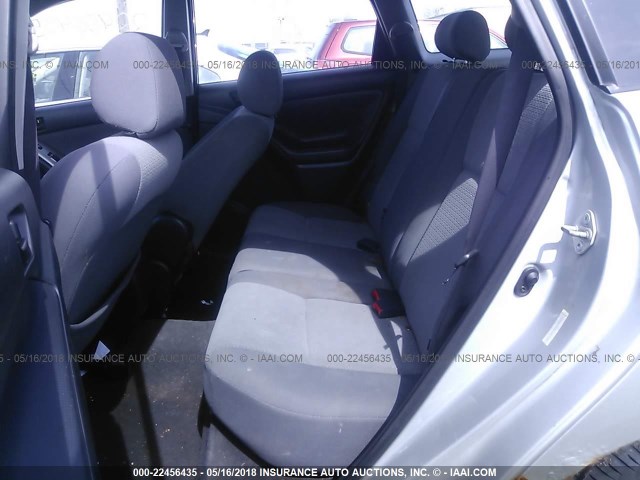 2T1LR32E83C021184 - 2003 TOYOTA COROLLA MATRIX XR SILVER photo 8