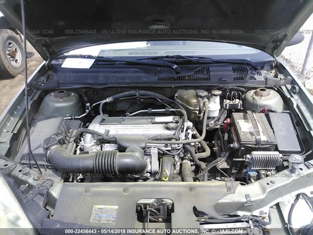 1G1ZS53F76F156615 - 2006 CHEVROLET MALIBU LS GREEN photo 10