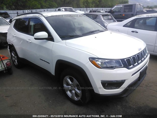 3C4NJDBB0HT680179 - 2017 JEEP COMPASS LATITUDE 白色 照片 1