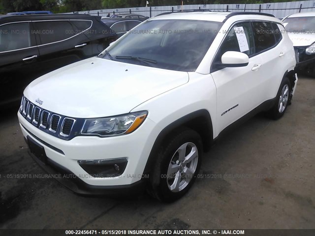 3C4NJDBB0HT680179 - 2017 JEEP COMPASS LATITUDE 白色 照片 2