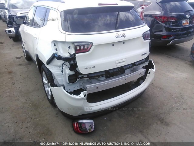 3C4NJDBB0HT680179 - 2017 JEEP COMPASS LATITUDE 白色 照片 6