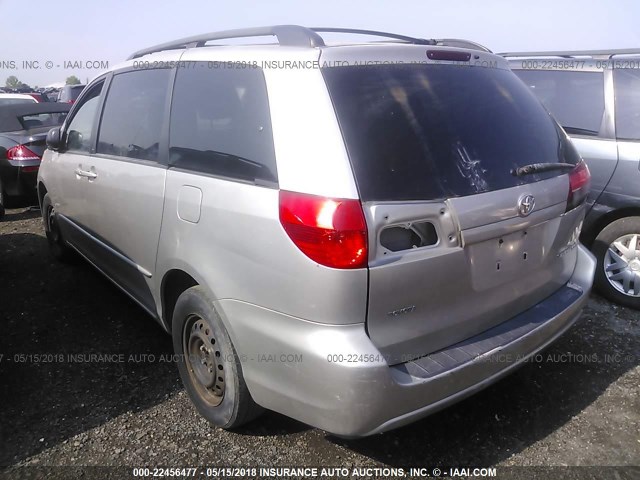 5TDZA23C24S000638 - 2004 TOYOTA SIENNA CE/LE BEIGE photo 3