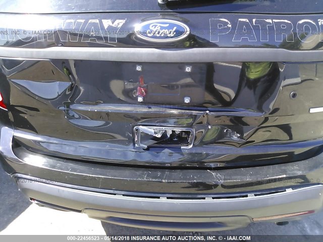 1FM5K8AR1DGC87899 - 2013 FORD EXPLORER POLICE INTERCEPTOR BLACK photo 6
