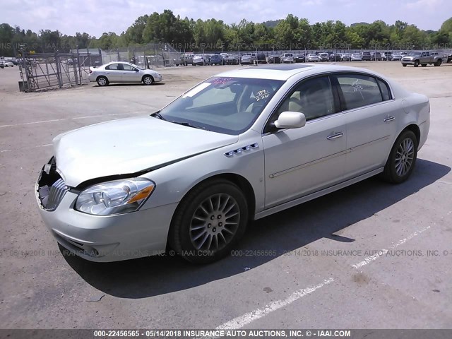 1G4HH5E94AU108921 - 2010 BUICK LUCERNE SUPER SERIES WHITE photo 2