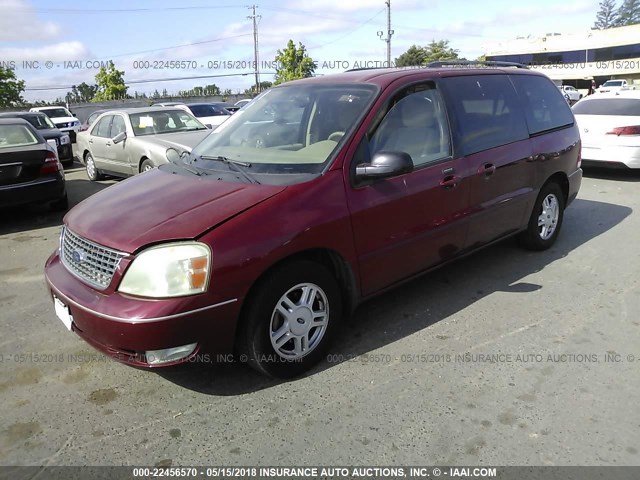 2FMDA52234BA38980 - 2004 FORD FREESTAR SEL BURGUNDY photo 2