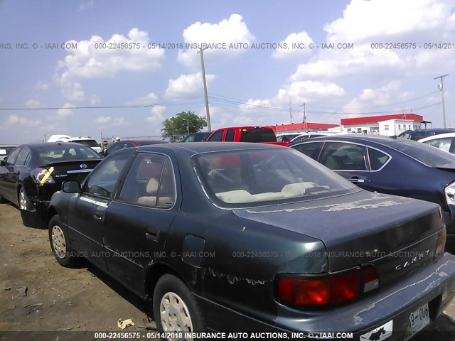 JT2BG12K6T0368639 - 1996 TOYOTA CAMRY DX/LE/XLE GREEN photo 3