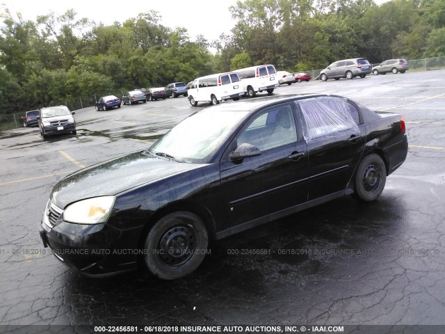 1G1ZS51F76F239383 - 2006 CHEVROLET MALIBU LS 黑色 照片 2