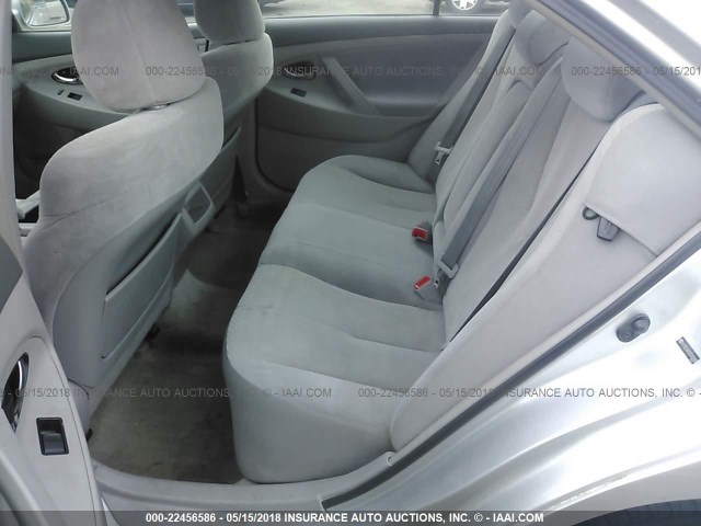 4T1BE46K49U385848 - 2009 TOYOTA CAMRY SE/LE/XLE SILVER photo 8