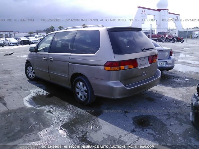 5FNRL180X3B052928 - 2003 HONDA ODYSSEY ყავისფერი ფოტო 3