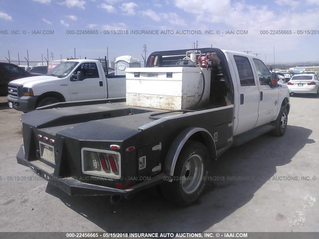 1FT8W3DT5CED16010 - 2012 FORD F350 SUPER DUTY WHITE photo 4