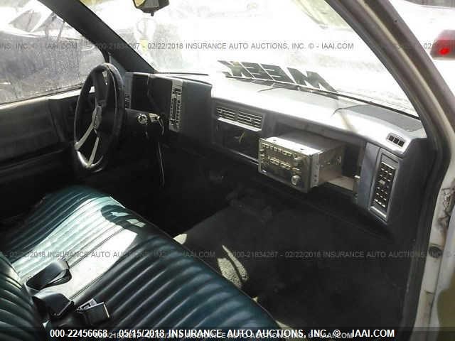 1GCCS14Z9P0166873 - 1993 CHEVROLET S TRUCK S10 WHITE photo 5