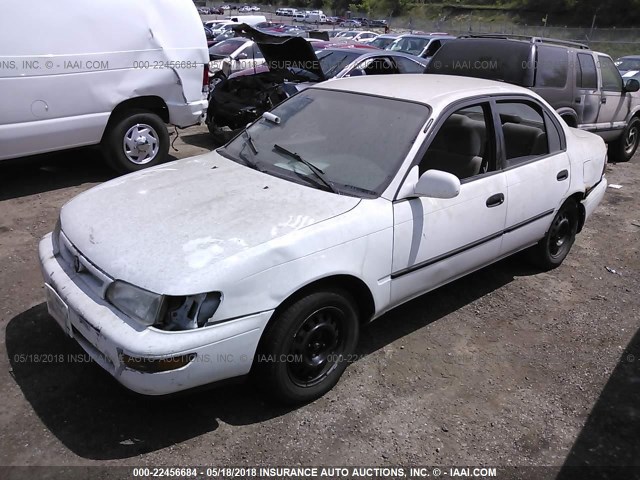 1NXBB02E1VZ511630 - 1997 TOYOTA COROLLA DX WHITE photo 2