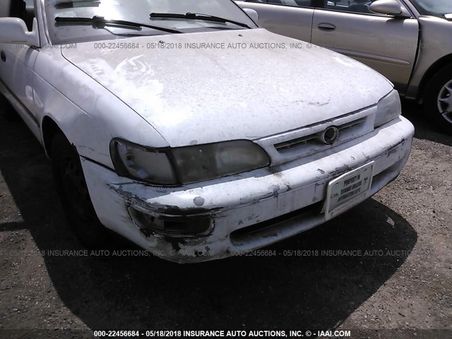 1NXBB02E1VZ511630 - 1997 TOYOTA COROLLA DX WHITE photo 6