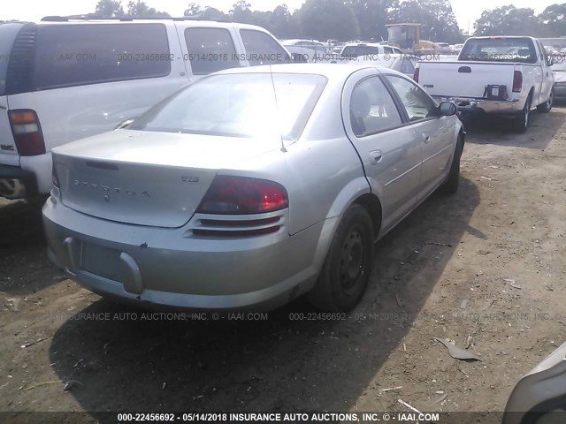 1B3EL46XX5N531601 - 2005 DODGE STRATUS SXT GRAY photo 4