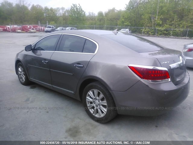 1G4GA5ED0BF154479 - 2011 BUICK LACROSSE CX GRAY photo 3