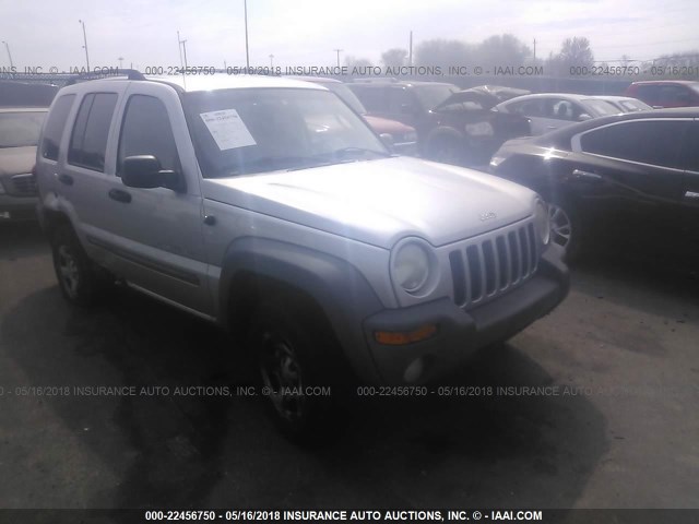 1J4GL48K92W229970 - 2002 JEEP LIBERTY SPORT SILVER photo 1