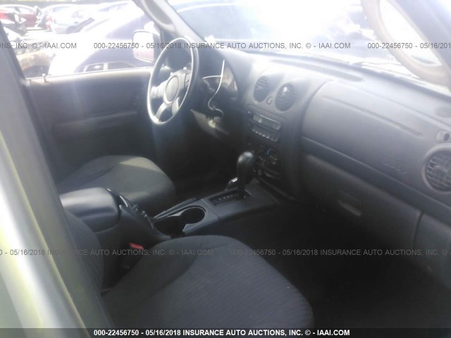 1J4GL48K92W229970 - 2002 JEEP LIBERTY SPORT 银色 照片 5