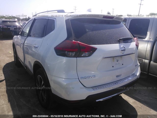 5N1AT2MV7HC869651 - 2017 NISSAN ROGUE SV/SL WHITE photo 3