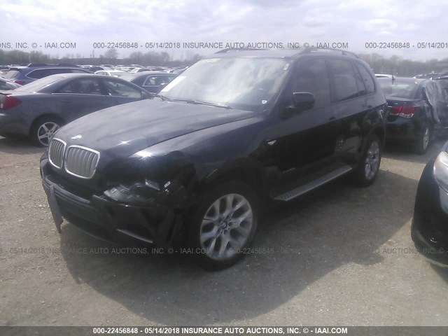 5UXZW0C57CL666724 - 2012 BMW X5 XDRIVE35D BLACK photo 2