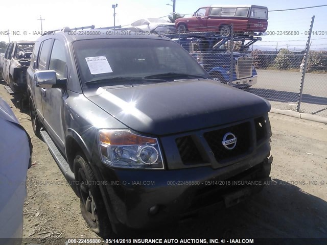 5N1AA0ND7CN616150 - 2012 NISSAN ARMADA SV/SL/PLATINUM GRAY photo 1