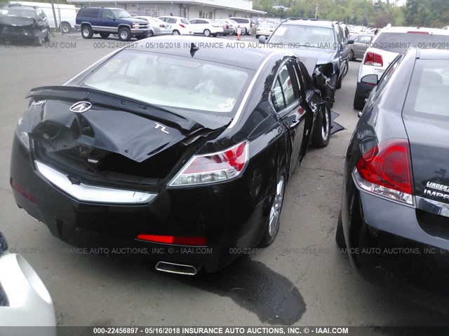 19UUA86519A009217 - 2009 ACURA TL BLACK photo 4