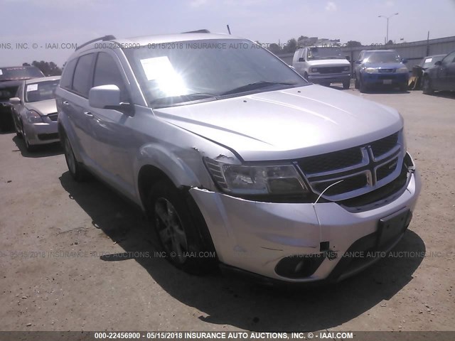 3C4PDCBG3CT196795 - 2012 DODGE JOURNEY SXT SILVER photo 1