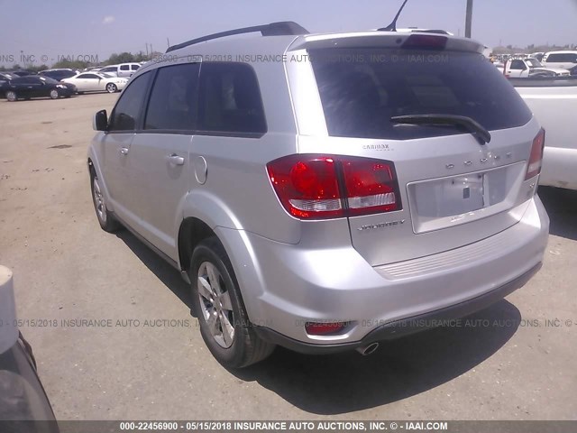 3C4PDCBG3CT196795 - 2012 DODGE JOURNEY SXT SILVER photo 3