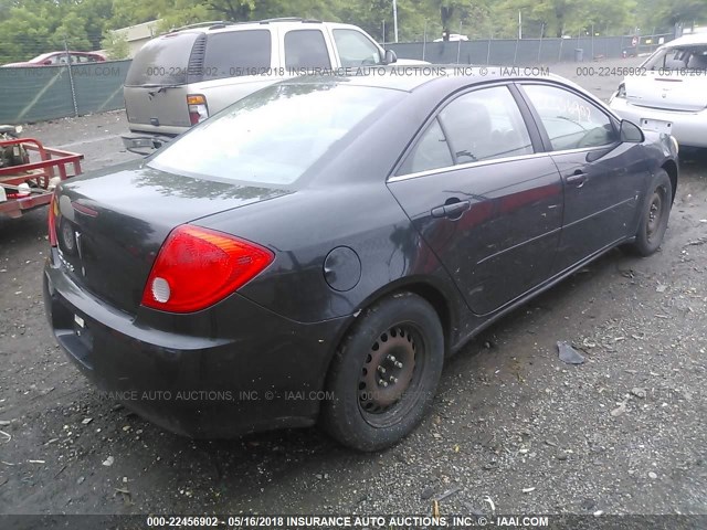1G2ZF57B584271395 - 2008 PONTIAC G6 VALUE LEADER/BASE BLACK photo 4