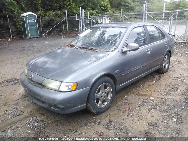 3N1BB41D4XL000112 - 1999 NISSAN SENTRA SE GRAY photo 2