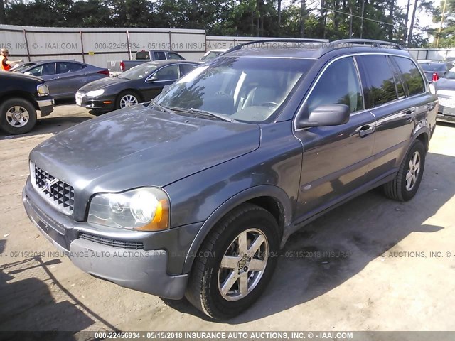 YV4CZ592861240286 - 2006 VOLVO XC90 GRAY photo 2