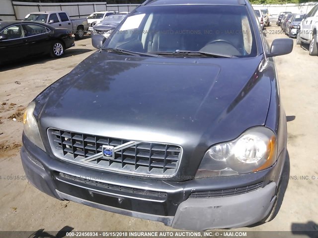 YV4CZ592861240286 - 2006 VOLVO XC90 GRAY photo 6